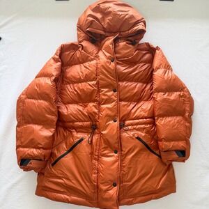Adidas by Stella McCartney GU1601 2-in-1 Puffer Jacket Vest Burnt Brick Large